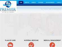 Tablet Screenshot of mypremierhospitalists.com